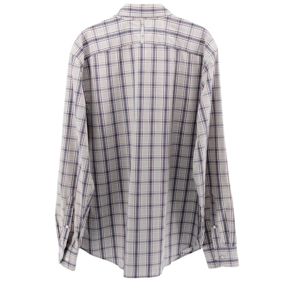 Banana Republic Luxe Poplin Grant Slim Fit Buttondown Summer Chic Men's Size L - Picture 5 of 9